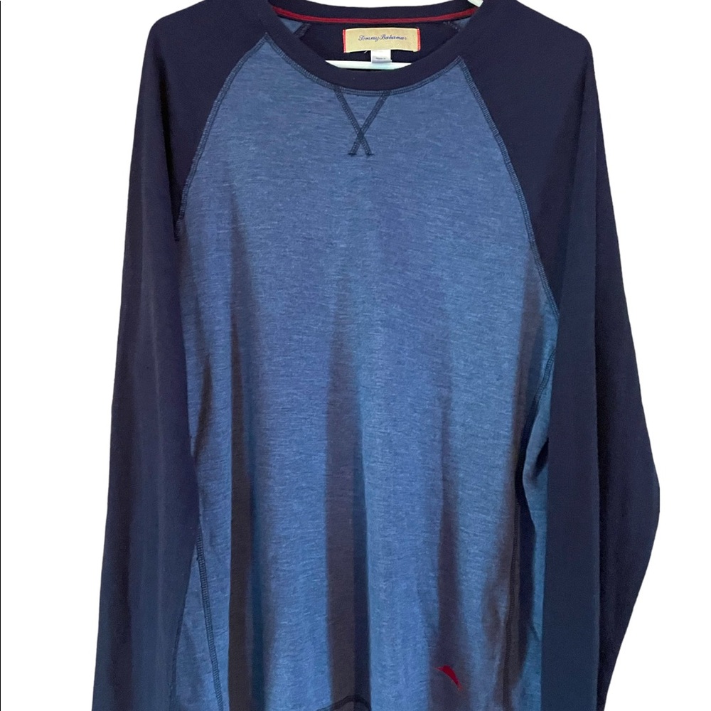 Tommy Bahamas Lightweight Blue Sweater.